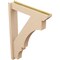 Ekena Millwork 6-in W x 32-in D x 44-in H Balboa Slat Rough Cedar Woodgrain TimberThane Outlooker, Primed Tan OUTUR060X32X44BOA24RCPR - alternate 5